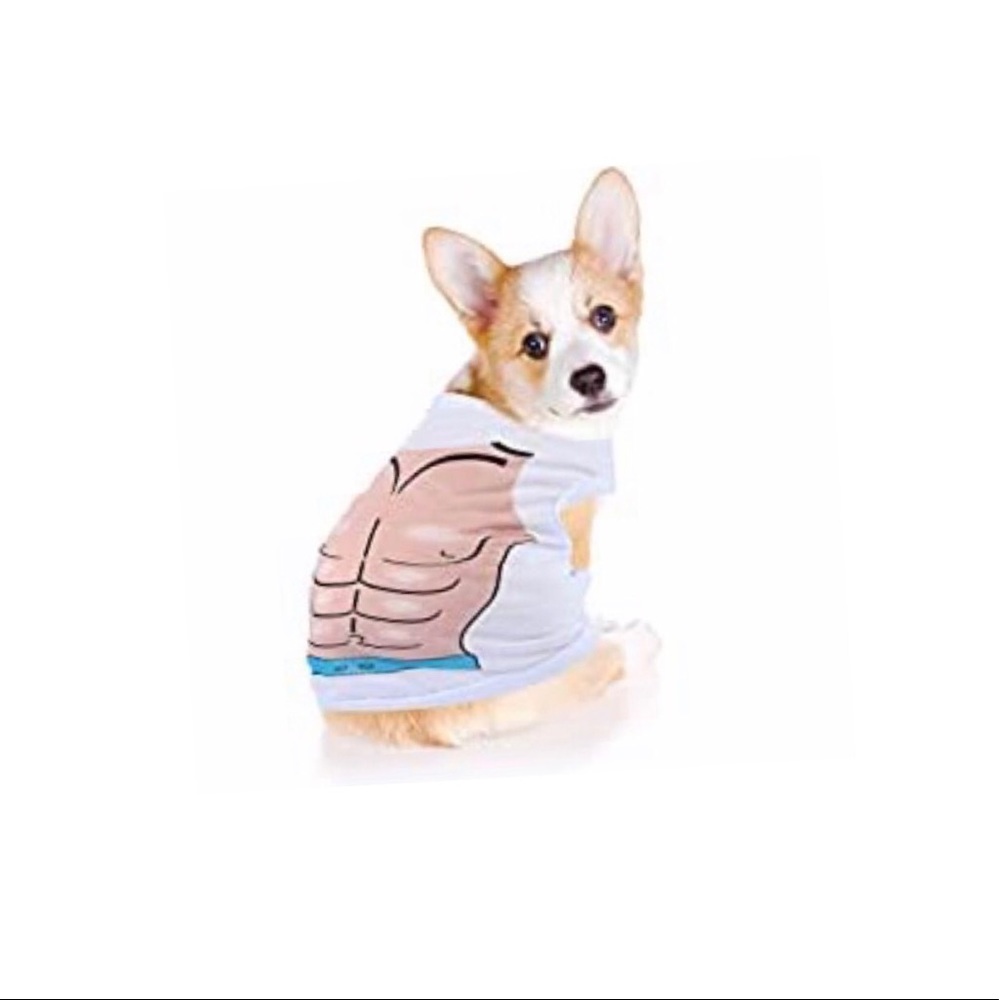 Muscle Printed Pet T-Shirt xs